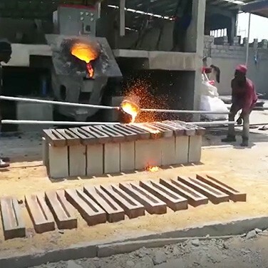 Hongteng scrap steel induction melting furnace